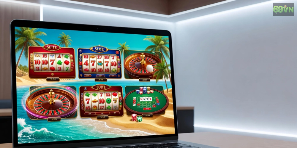 Giao diện elite casino Phú Quốc với trò chơi đa dạng